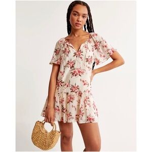 ABERCROMBIE & FITCH Floaty Trapeze Mini Dress Size XST